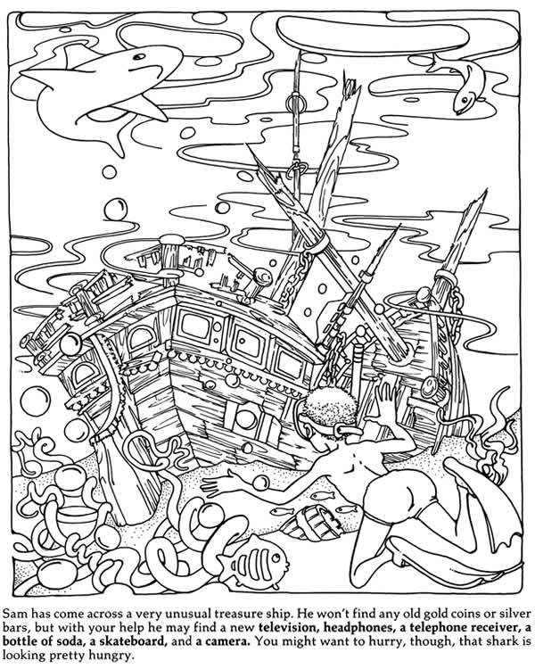 ocean hidden picture printables