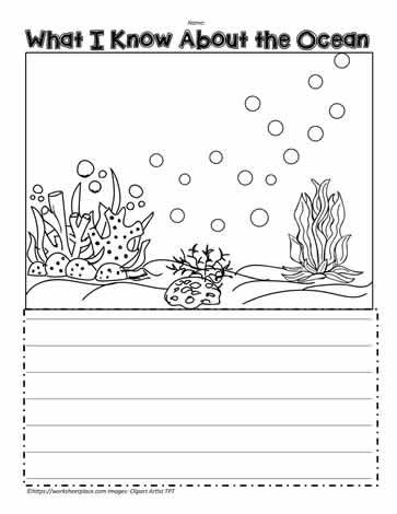 ocean worksheet for 2nd grade