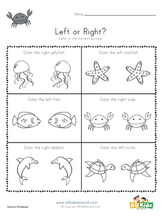 ocean worksheet preschool