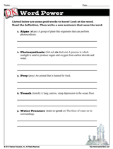 ocean zones worksheet