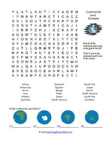 oceans science worksheet 4th grade