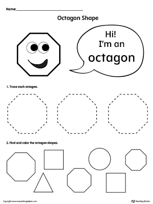 octagon worksheet