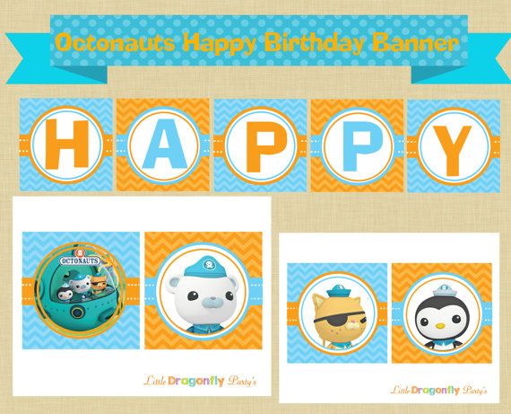octonauts printable banner