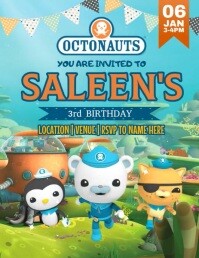 133K+ Free Templates for Octonauts birthday invitation ...
