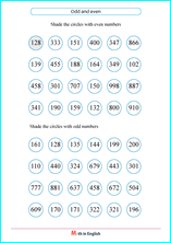 Grade 2 Odd &  Even Numbers math school worksheets for primary and ...