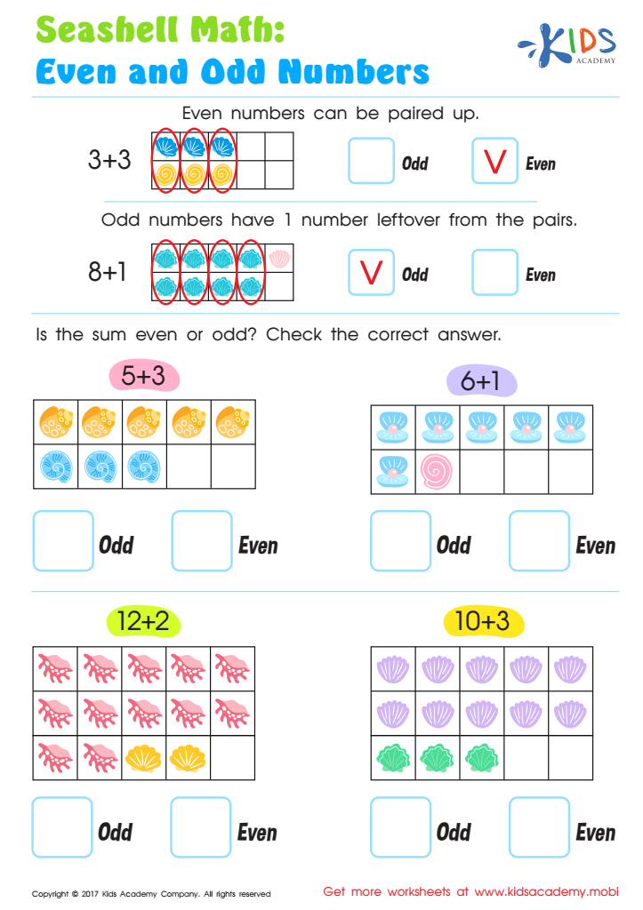 odd even numbers worksheet