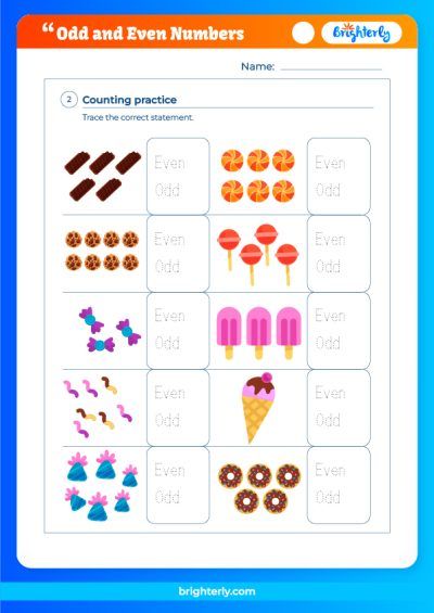 Free Printable Odd And Even Numbers Worksheets [PDFs] Brighterly