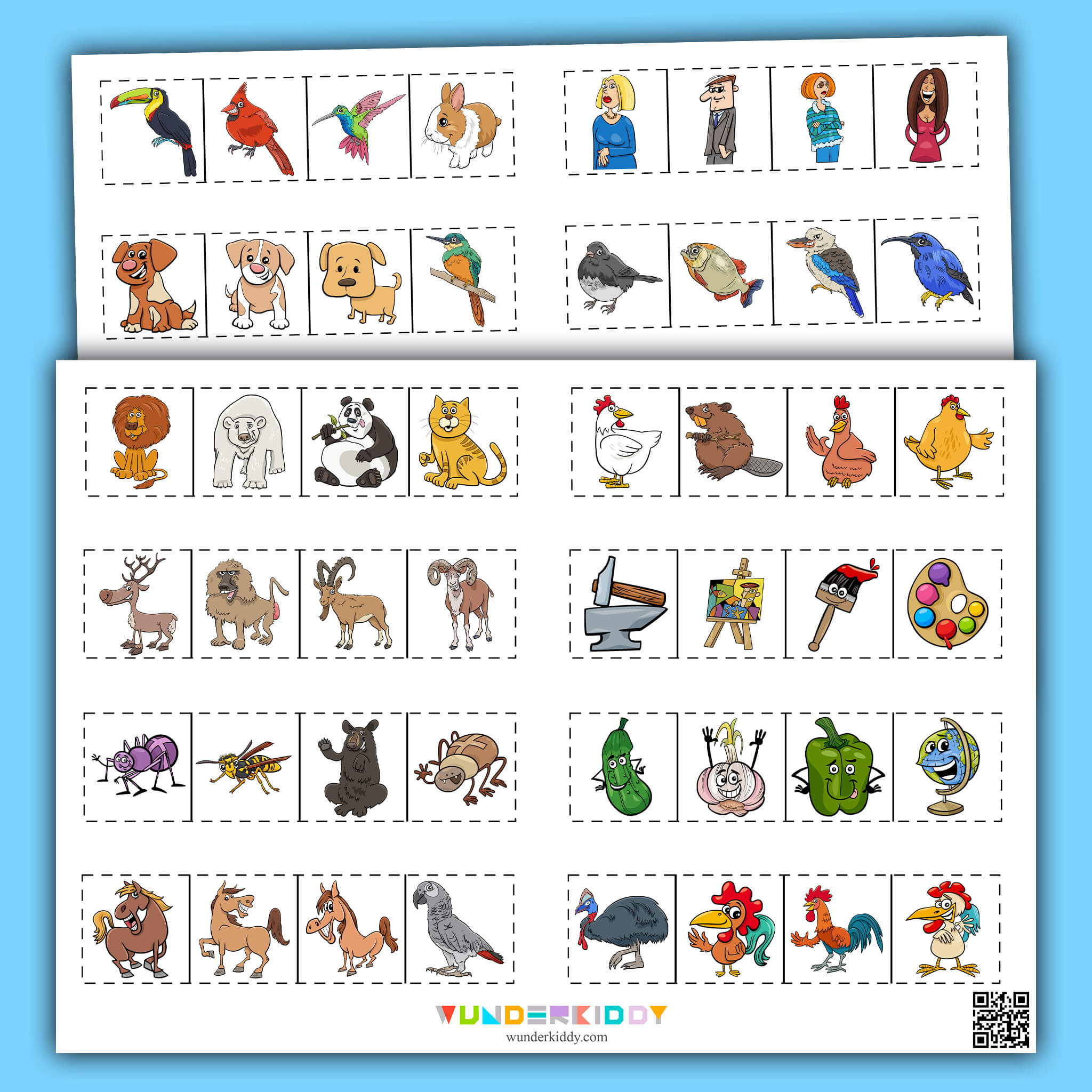 Free Printable Odd One Out Worksheets for Kindergarten PDF Worksheets