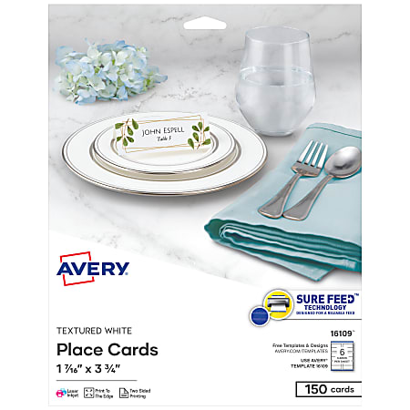 office max printable place cards