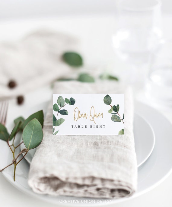 Easy DIY Wedding Place Cards - Unmeasured Events