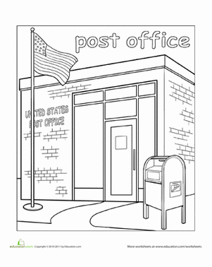 Paint the Town: Post Office | Worksheet 