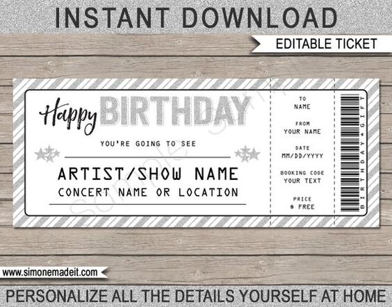 officemax printable tickets template
