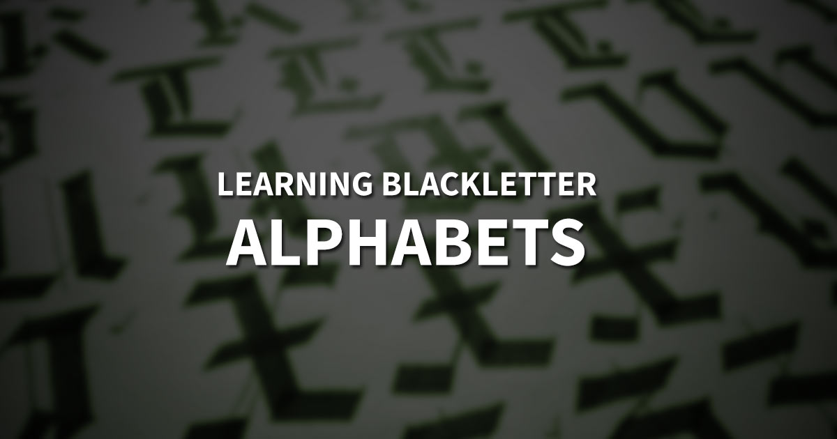 old english calligraphy alphabet printable