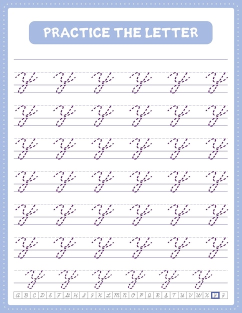 Premium Vector | English cursive word tracing handwriting practice ...