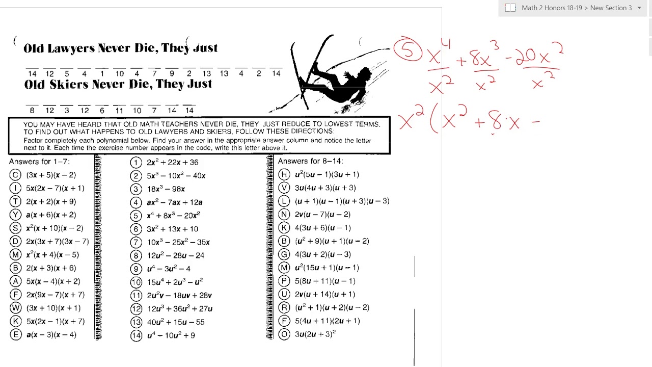 Factor Review 4