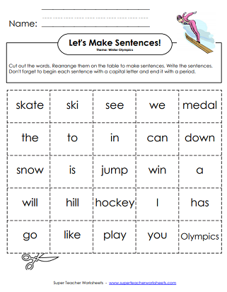 Summer Olympics Worksheets