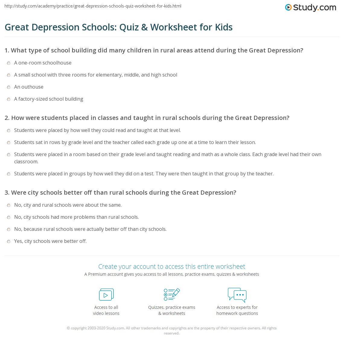 one room schoolhouse worksheet