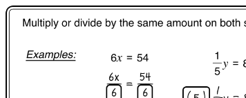 one step division equation worksheet