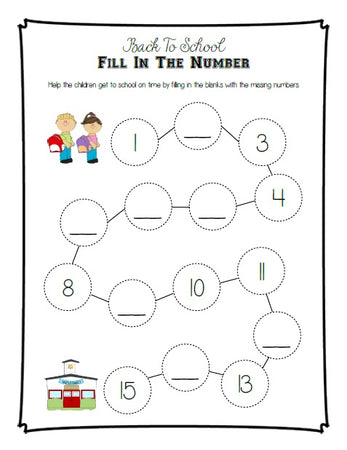 12 Free Preschool One To One Correspondence Worksheets ...