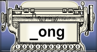 ong word family worksheet