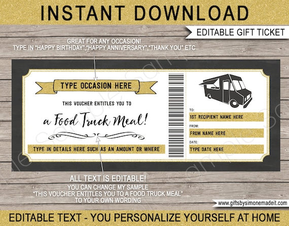 online gift certificates restaurants printable
