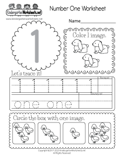 Kindergarten Worksheets Web App