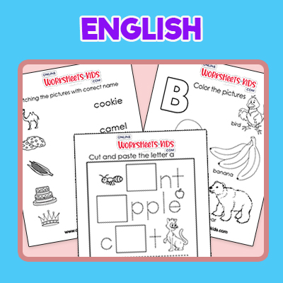 online kindergarten worksheet