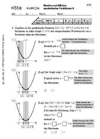 online kumon worksheet