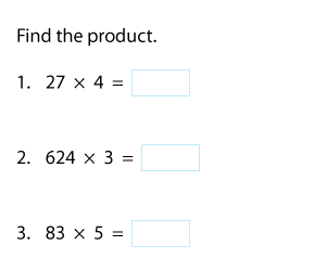 online math worksheet for grade 4