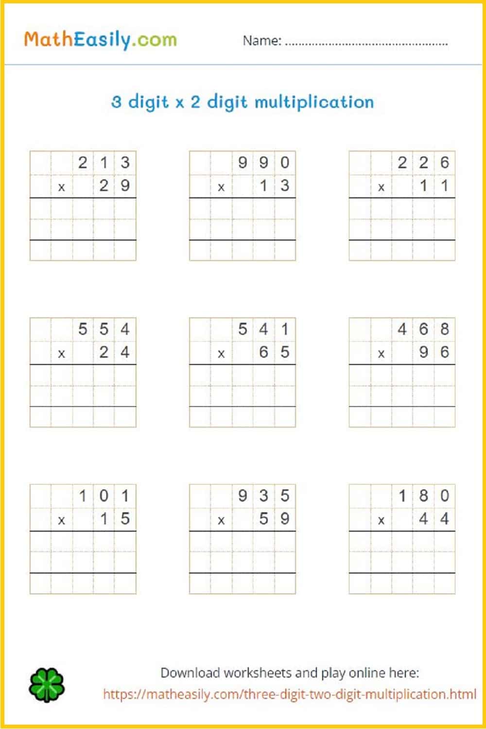 100+ Free Multiplication Games ONLINE Practice