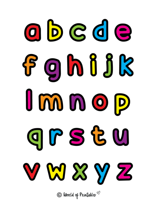 Printable Letters &  Alphabet Letters - World of Printables