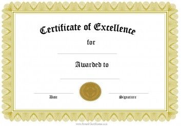Free Formal Award Certificate Templates | Customize Online