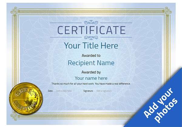 Free Certificate Templates, Easy to Edit. Great Designs