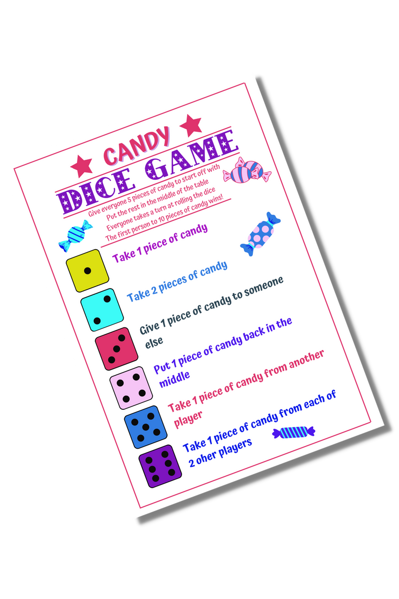 Candy Dice Game - non-screen-activities-for-kids