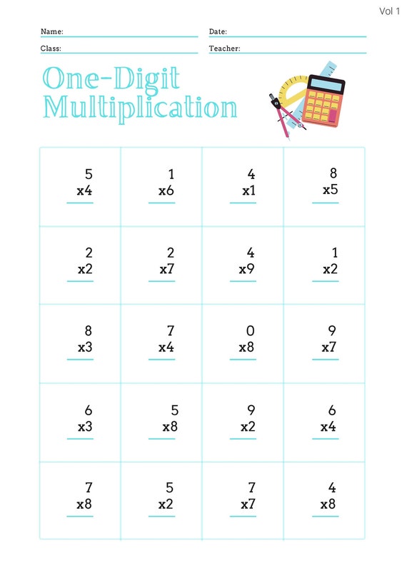 online printable multiplication worksheets