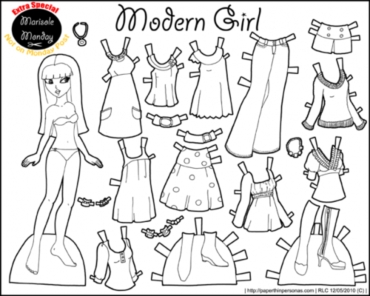 Printable Paper Dolls: Free Paper Dolls and Clothes for Kids ...