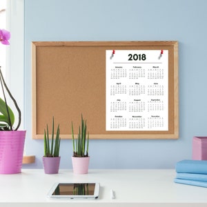 Free Printable 2018 Planner 50 Plus Printable Pages - The Cottage ...