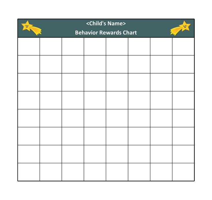 online printable reward charts