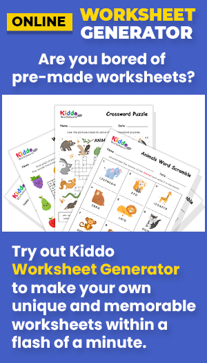 Worksheet Generator - kiddoworksheets