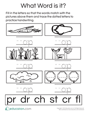 What Word is it? -op Word Family | Worksheet 