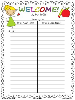 open house sign in sheet template pdf