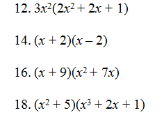 Operations with Polynomials Worksheet (pdf) and Answer Key. 33 ...