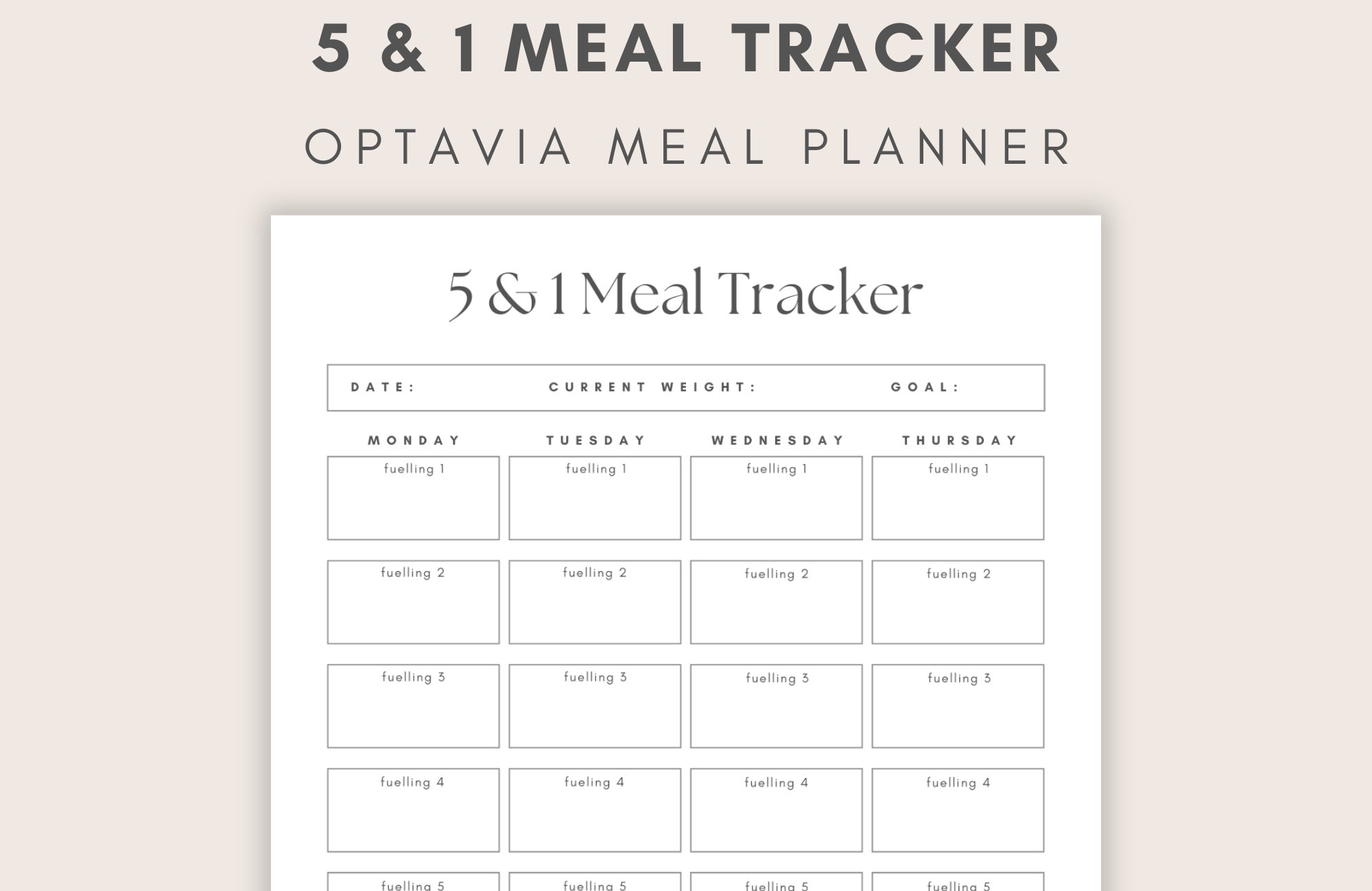 5-1-fueling-tracker-optavia-meal-diary-lean-and-green-diet-worksheets-library for Free Printable Food Diary Optavia Tracking Sheets 5 & 1 Fueling Tracker, Optavia Meal Diary, Lean and Green Diet ... - Worksheets Library for Free Printable Food Diary Optavia Tracking Sheets