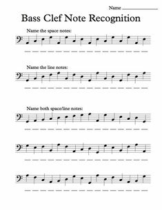 7 Best Bass Clef Notes ideas | bass clef notes, music worksheets ...