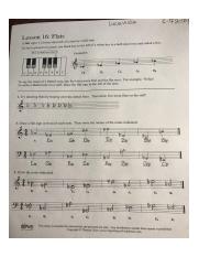 lesson 16 Flats.jpg - Lucia vializ 1-72021 Lesson 16: Flats A flat ...