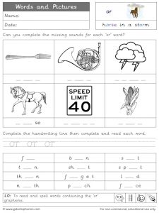or phonics worksheets and games - Galactic Phonics