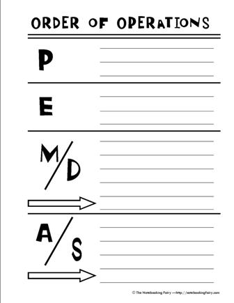 Order of Operations Task Cards (2) Printables for 4th - 7th Grade ...