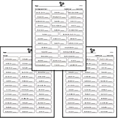 Order of Operations Worksheets - Free Printable Math PDFs ...