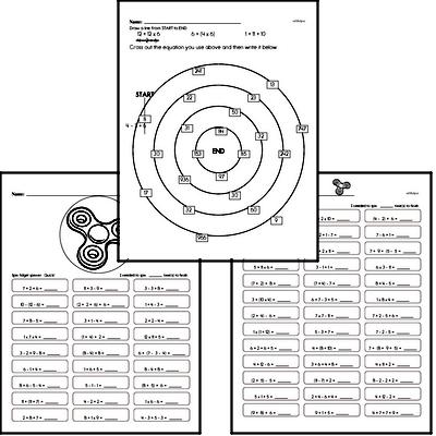 order of operations worksheet with answers for 3rd grade