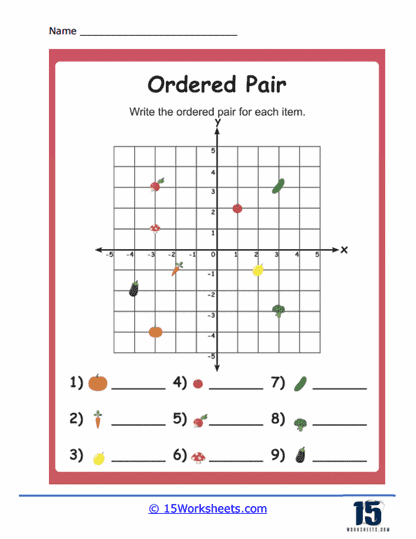Ordered Pairs Worksheets - 15 Worksheets Library